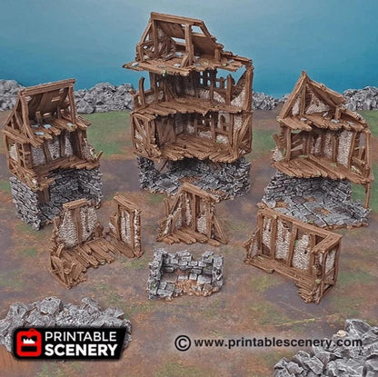 Ruined Quarter- Fantasy Ruins