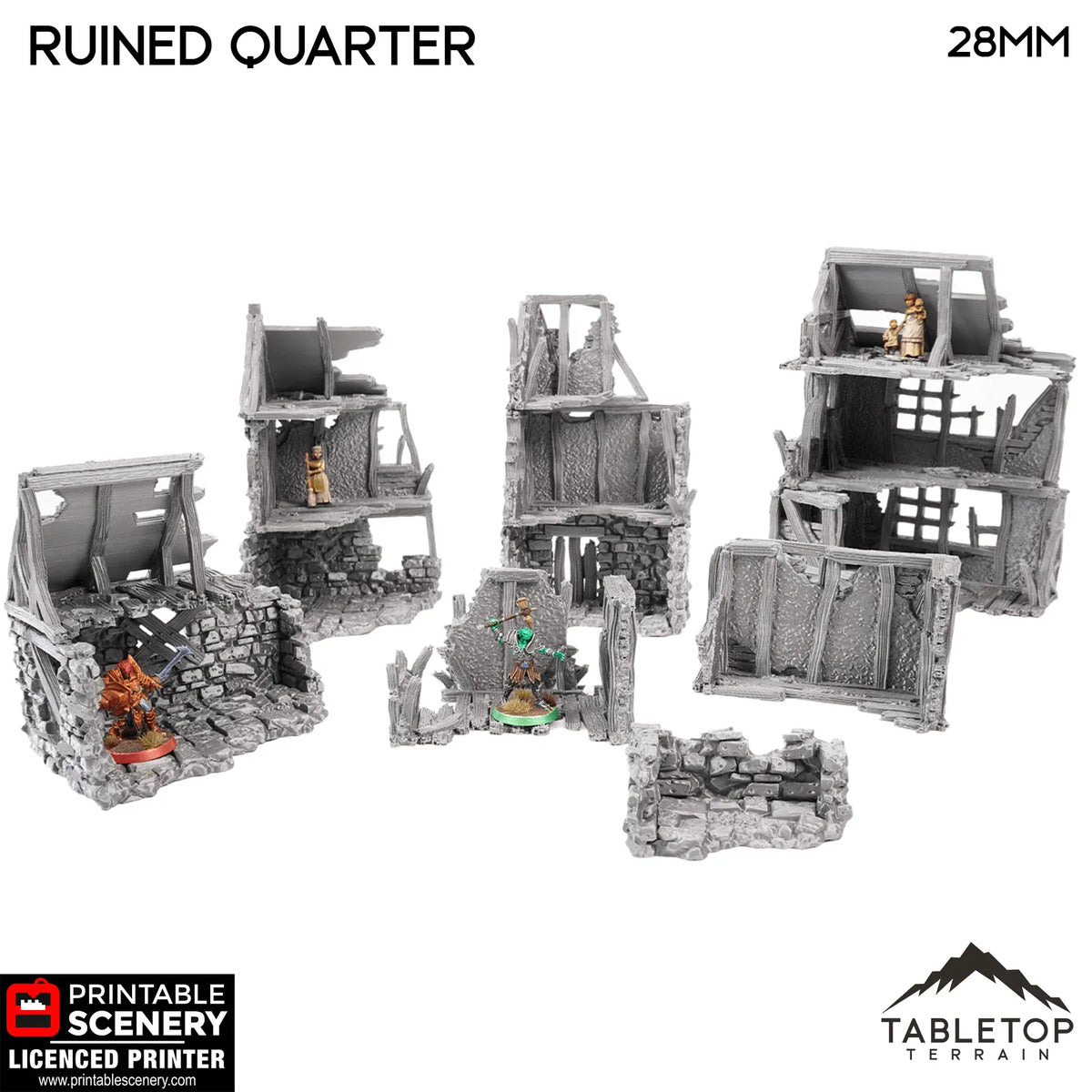 Ruined Quarter- Fantasy Ruins
