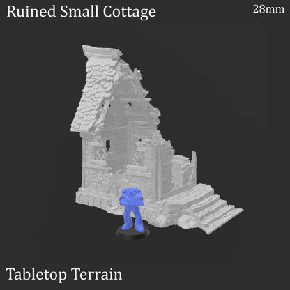 Ruined Small Cottage - Fantasy Ruins
