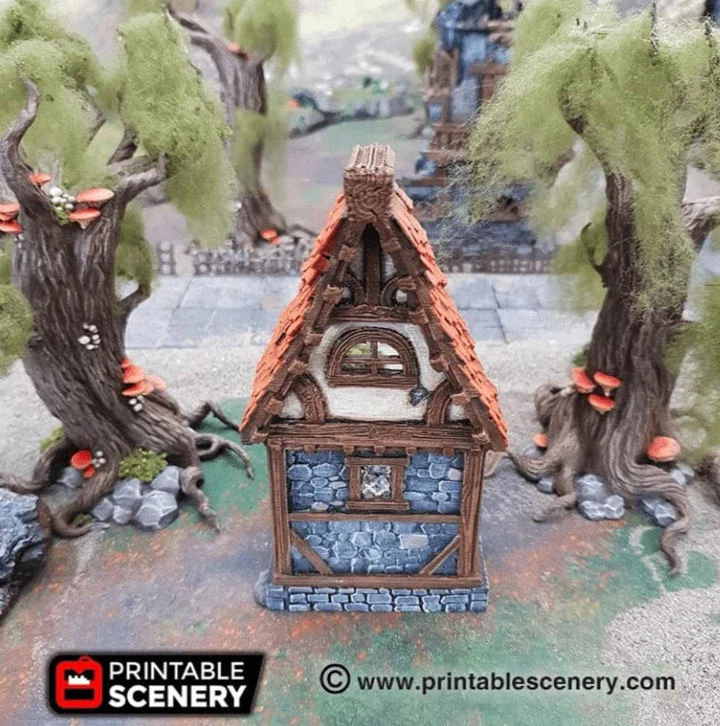 Ruined Small Cottage - Fantasy Ruins