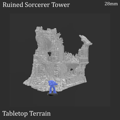 Ruined Sorcerer's Tower - Fantasy Ruins