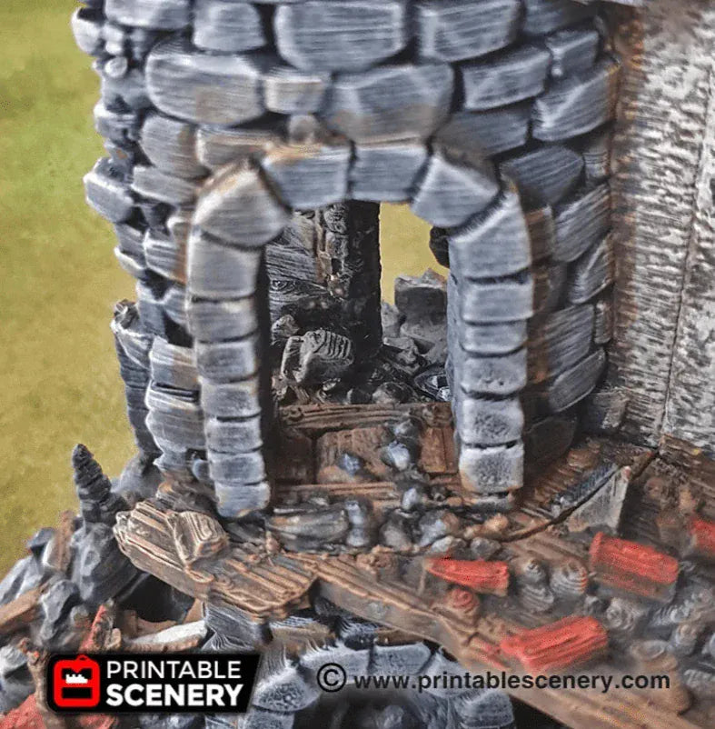 Ruined Sorcerer's Tower - Fantasy Ruins