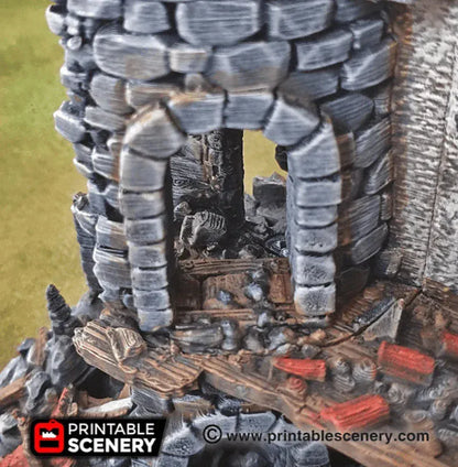 Ruined Sorcerer's Tower - Fantasy Ruins