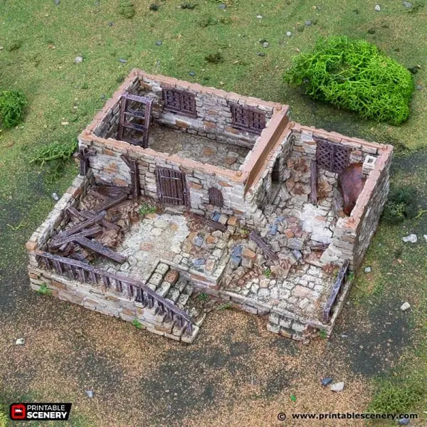 Ruined Stonestreet Bakers - Country & King - Fantasy Historical Ruins
