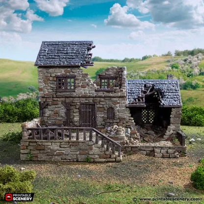 Ruined Stonestreet Bakers - Country & King - Fantasy Historical Ruins