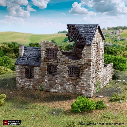 Ruined Stonestreet Bakers - Country & King - Fantasy Historical Ruins