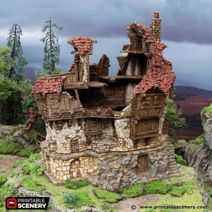 Ruined Tavern - Hagglethorn Hollow - Fantasy Ruins