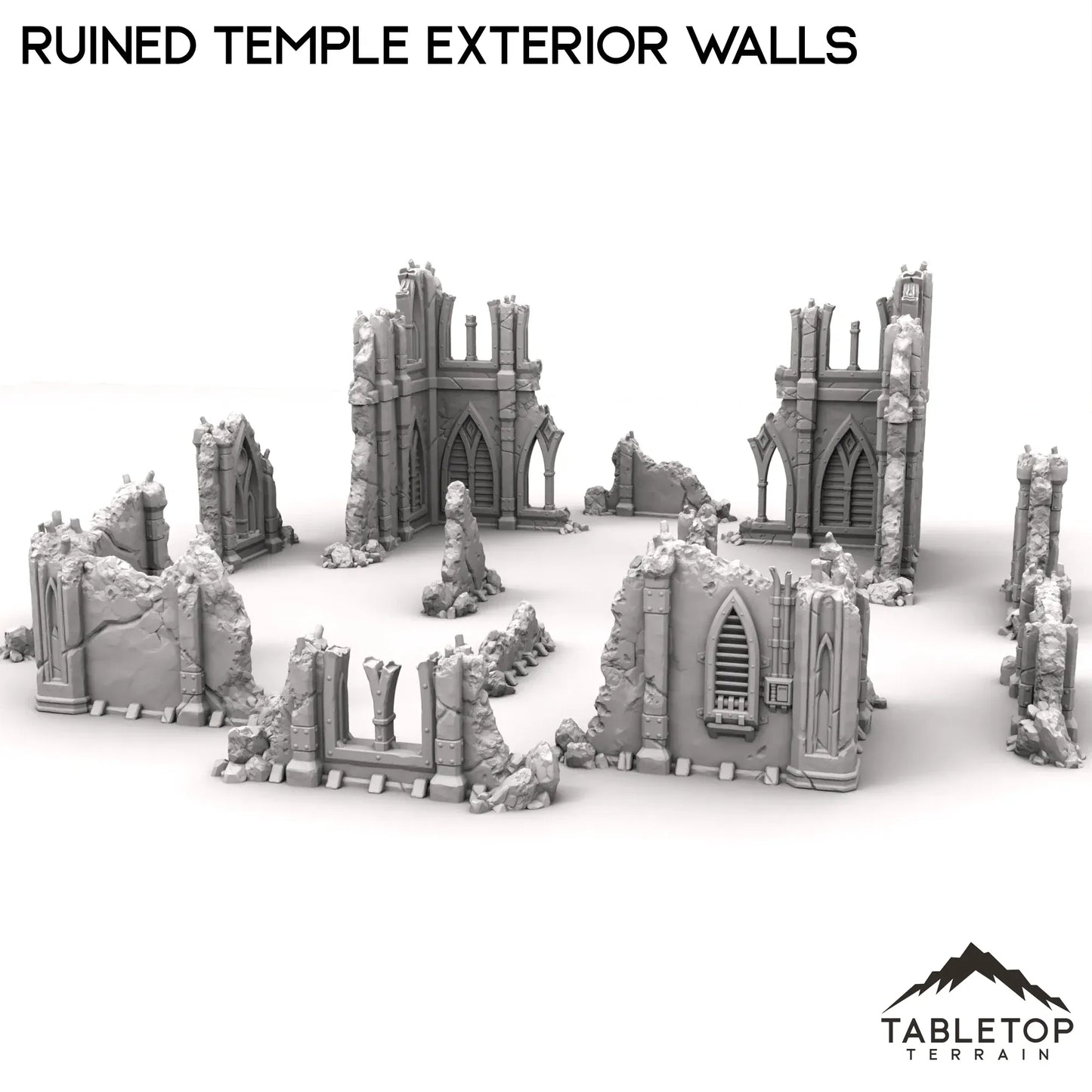 Ruined Temple Exterior Walls