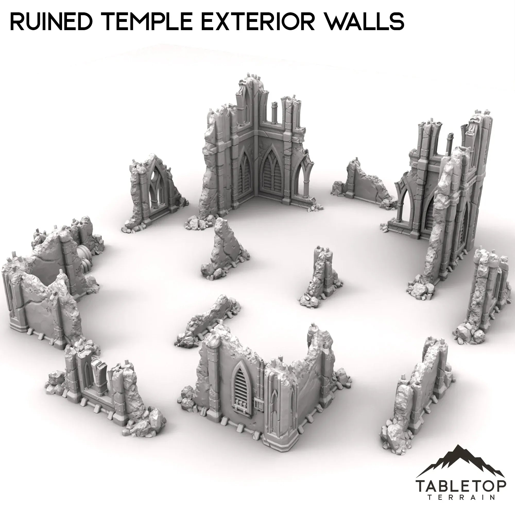 Ruined Temple Exterior Walls