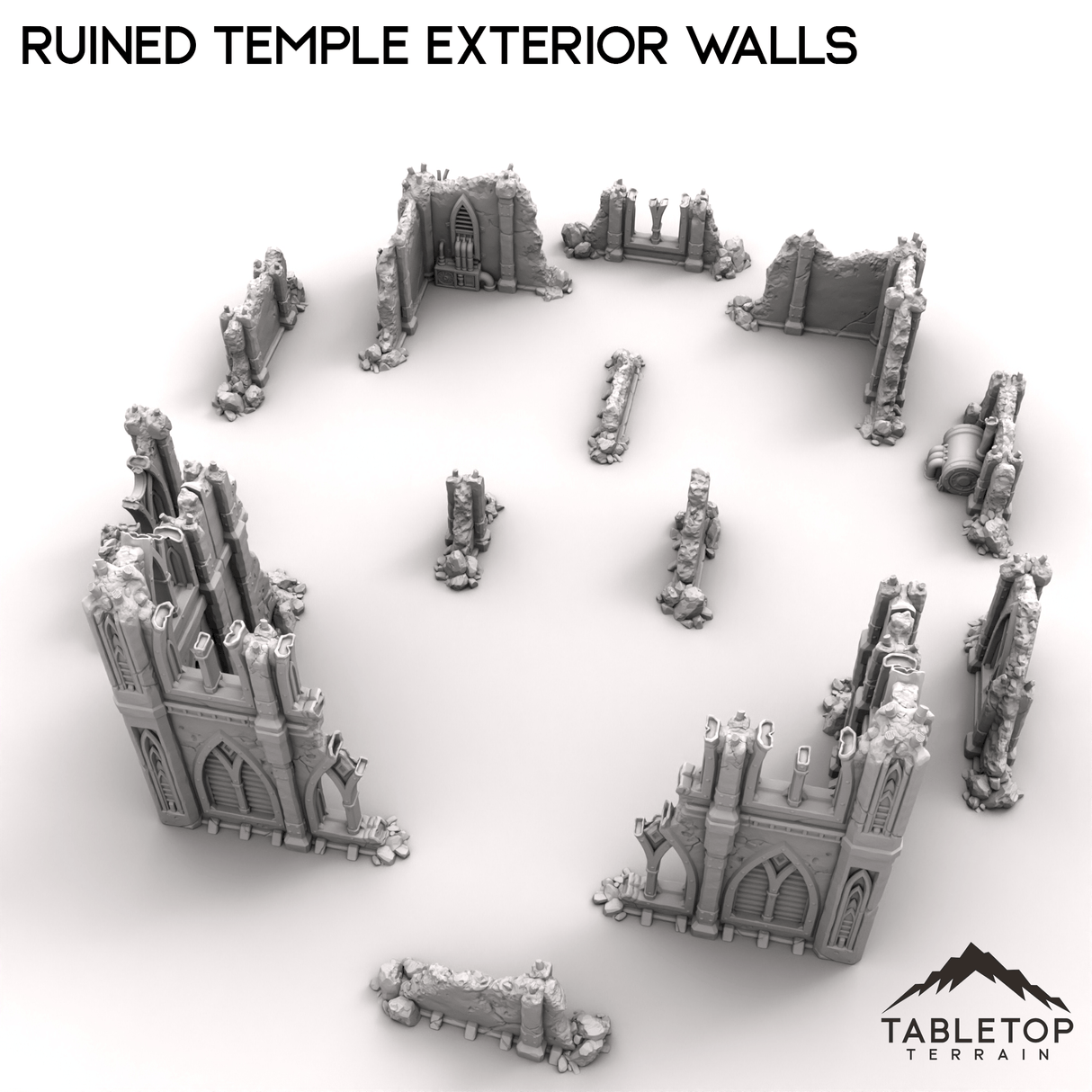 Ruined Temple Exterior Walls