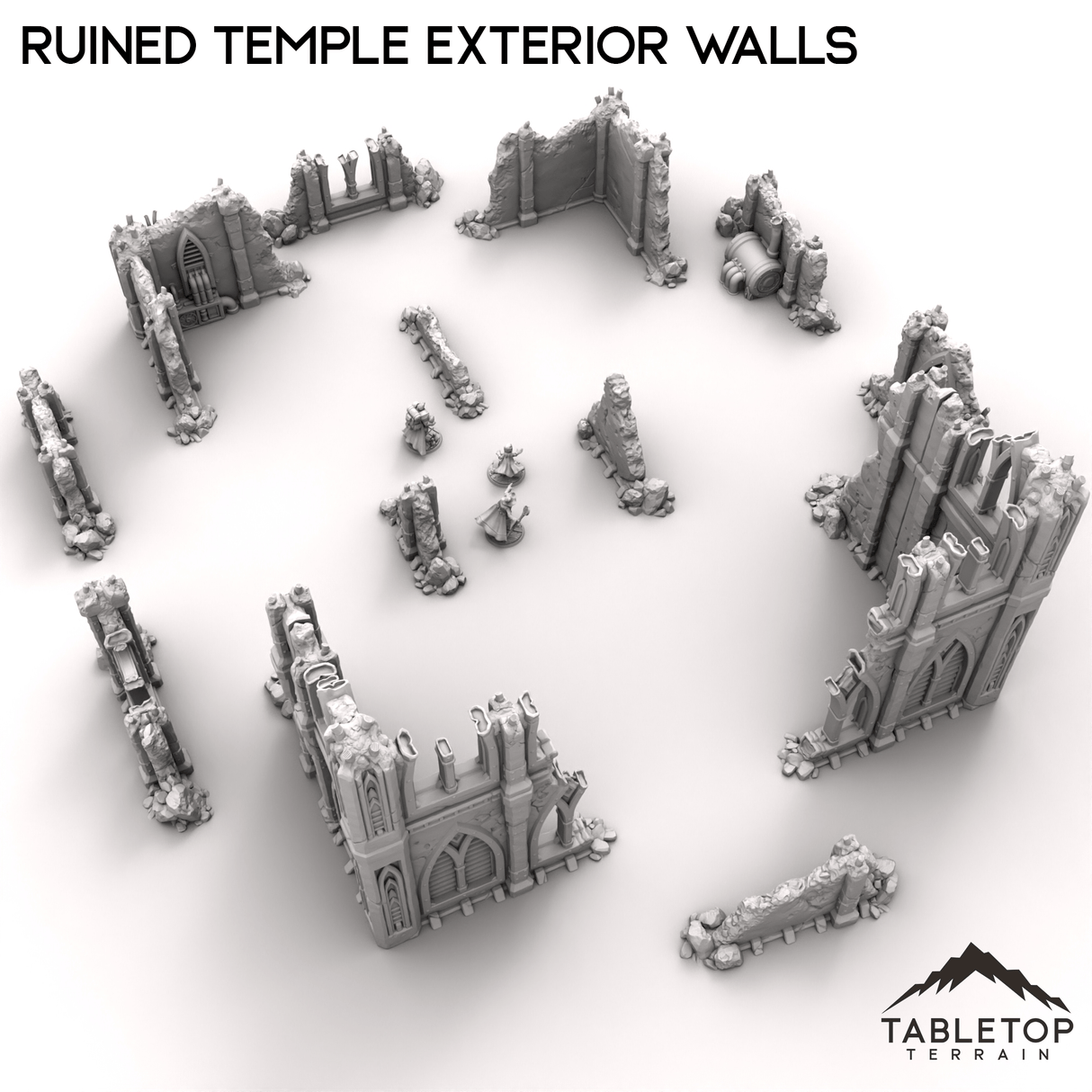 Ruined Temple Exterior Walls