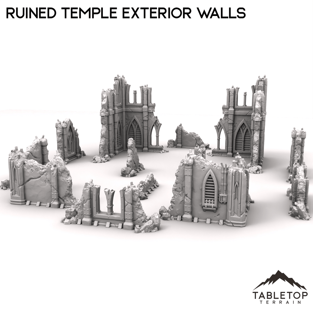 Ruined Temple Exterior Walls