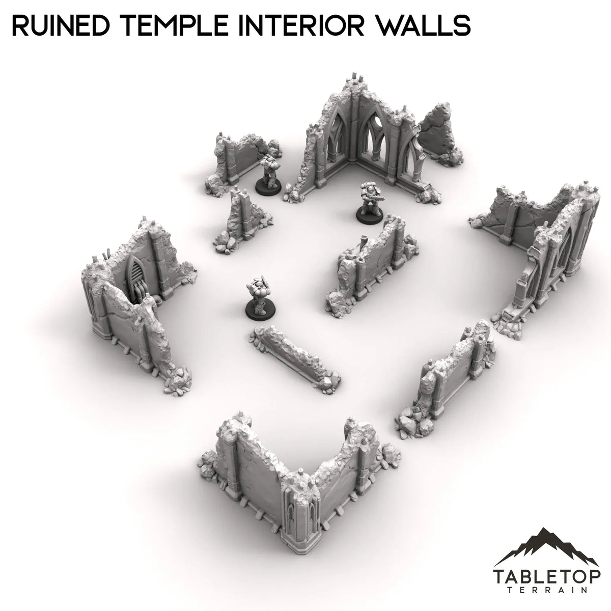Ruined Temple Interior Walls