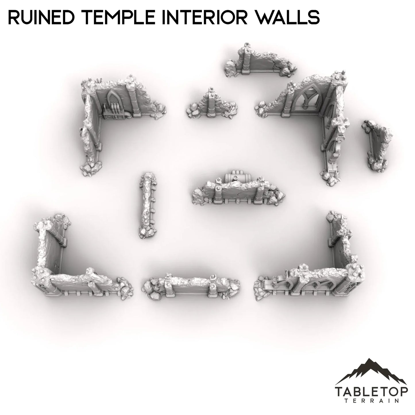 Ruined Temple Interior Walls