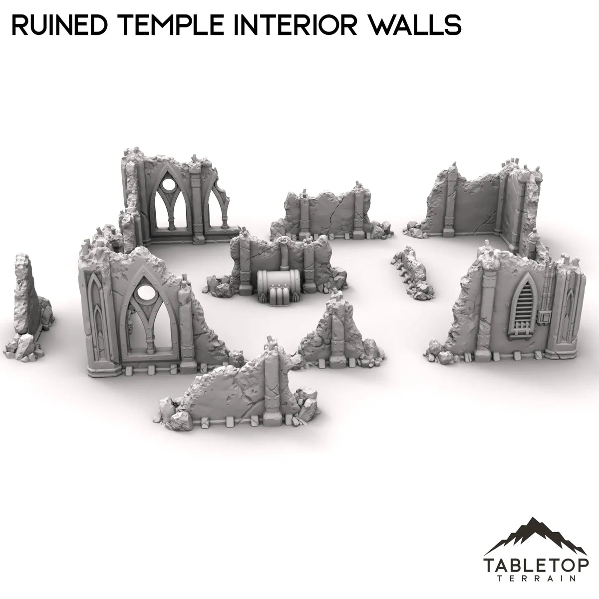 Ruined Temple Interior Walls