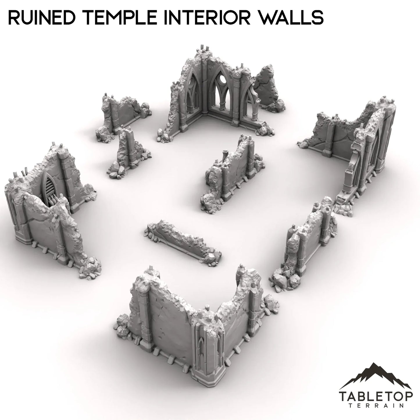 Ruined Temple Interior Walls
