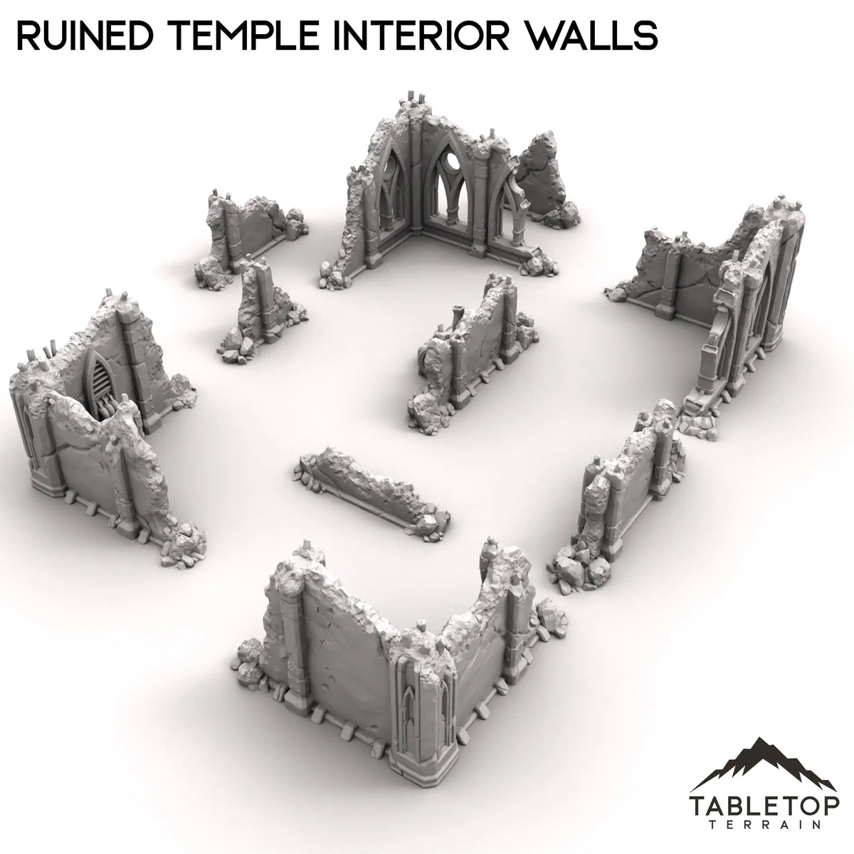 Ruined Temple Interior Walls