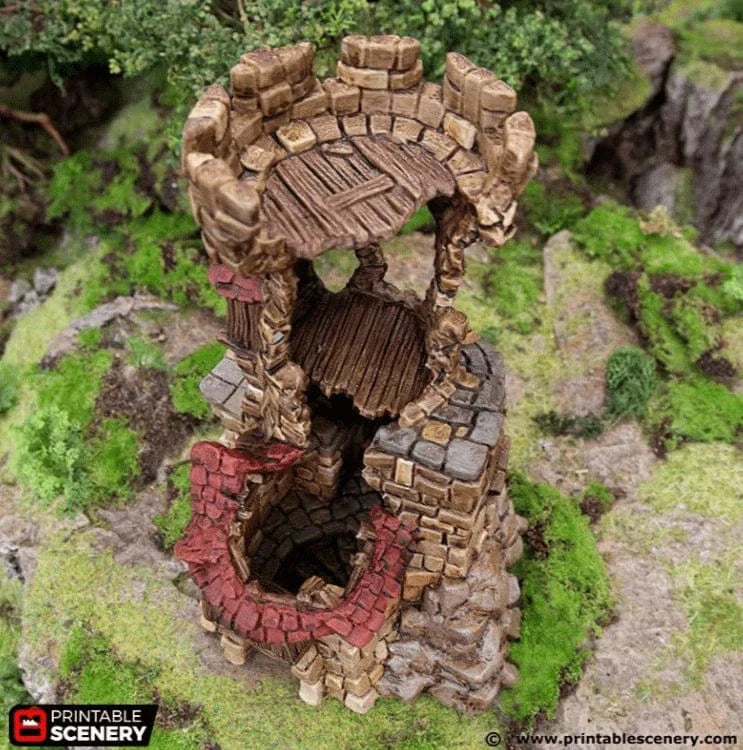 Ruined Tower - Hagglethorn Hollow - Fantasy Ruins