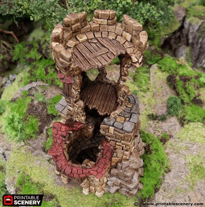 Ruined Tower - Hagglethorn Hollow - Fantasy Ruins