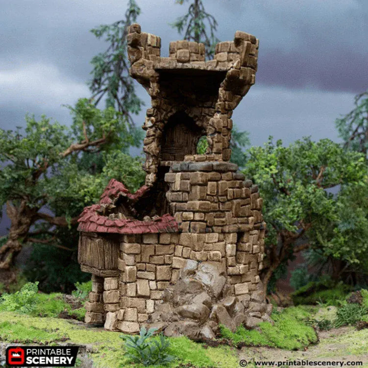 Ruined Tower - Hagglethorn Hollow - Fantasy Ruins