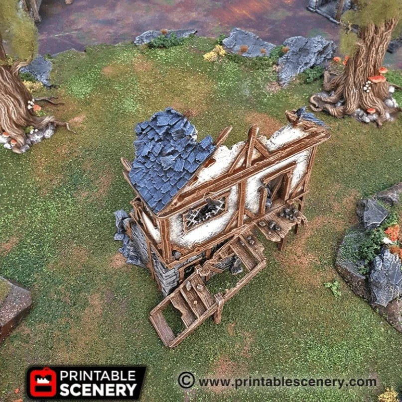 Ruined Townhouse - Fantasy Ruins