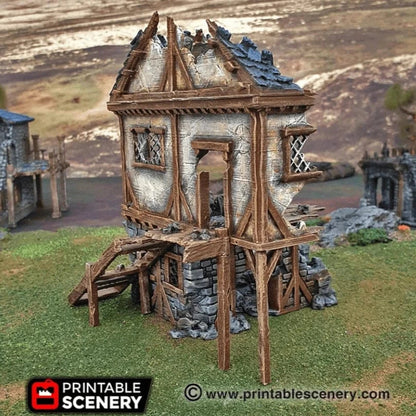 Ruined Townhouse - Fantasy Ruins