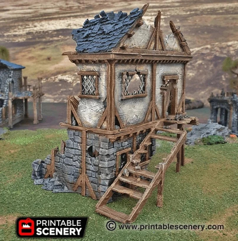 Ruined Townhouse - Fantasy Ruins