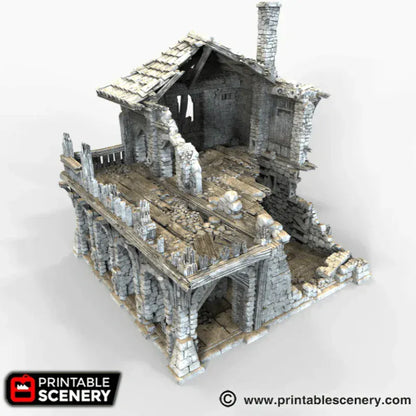 Ruined Warehouse - Fantasy Ruins