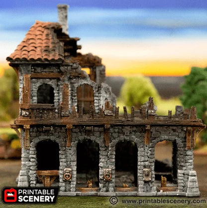 Ruined Warehouse - Fantasy Ruins
