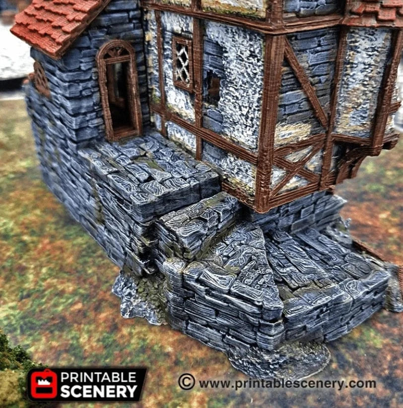 Ruined Watermill - Fantasy Ruins