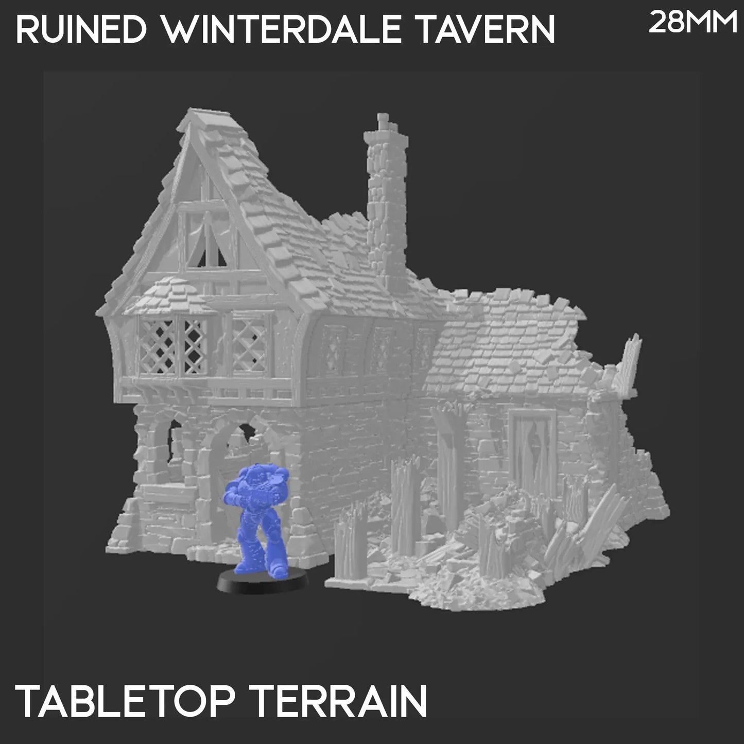Ruined Winterdale Tavern - Fantasy Building