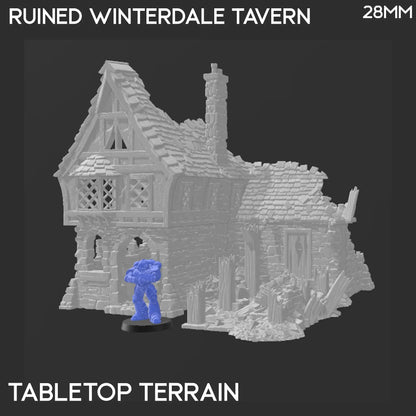 Ruined Winterdale Tavern - Fantasy Building