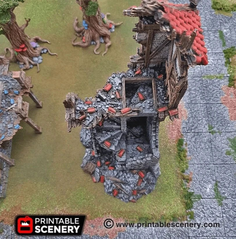 Ruined Winterdale Watchtower - Fantasy Ruins