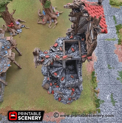 Ruined Winterdale Watchtower - Fantasy Ruins