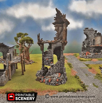 Ruined Winterdale Watchtower - Fantasy Ruins