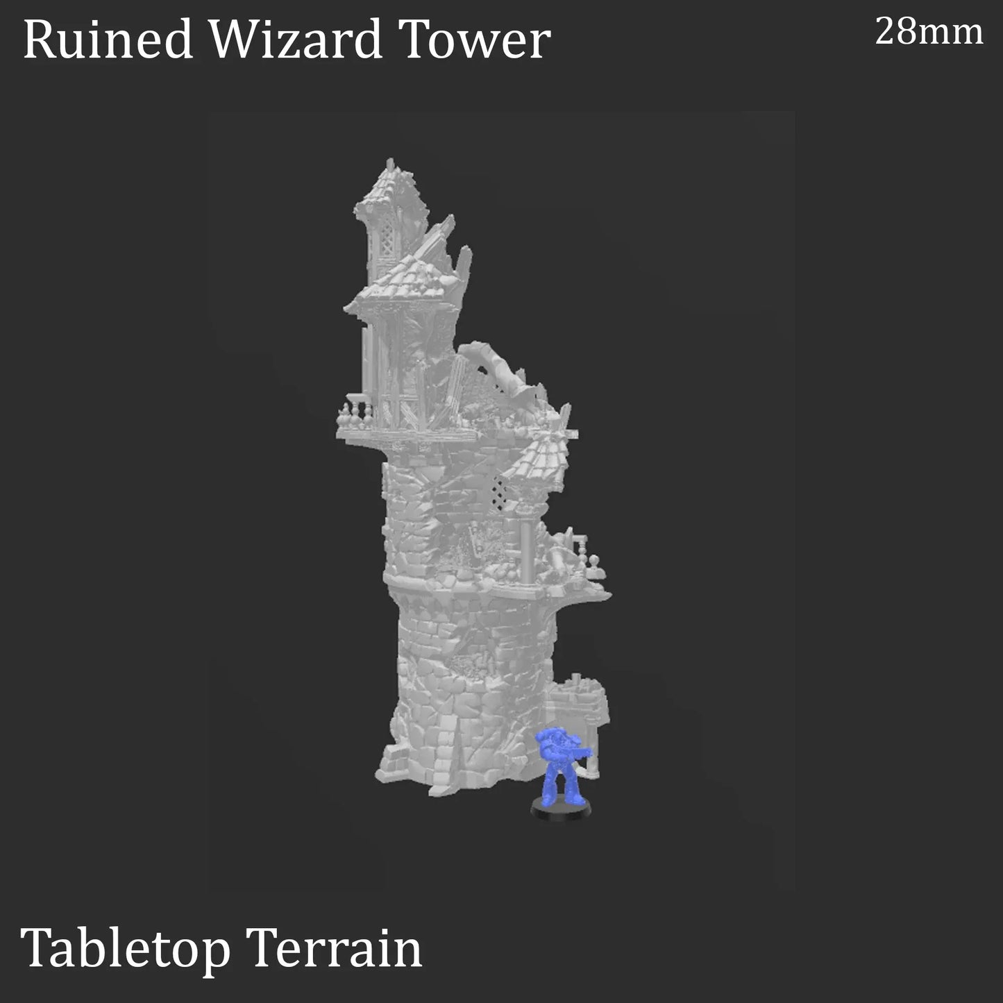 Ruined Wizard Tower - Fantasy Ruins