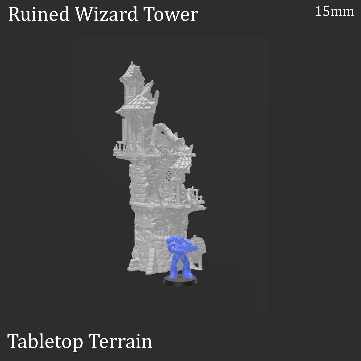 Ruined Wizard Tower - Fantasy Ruins