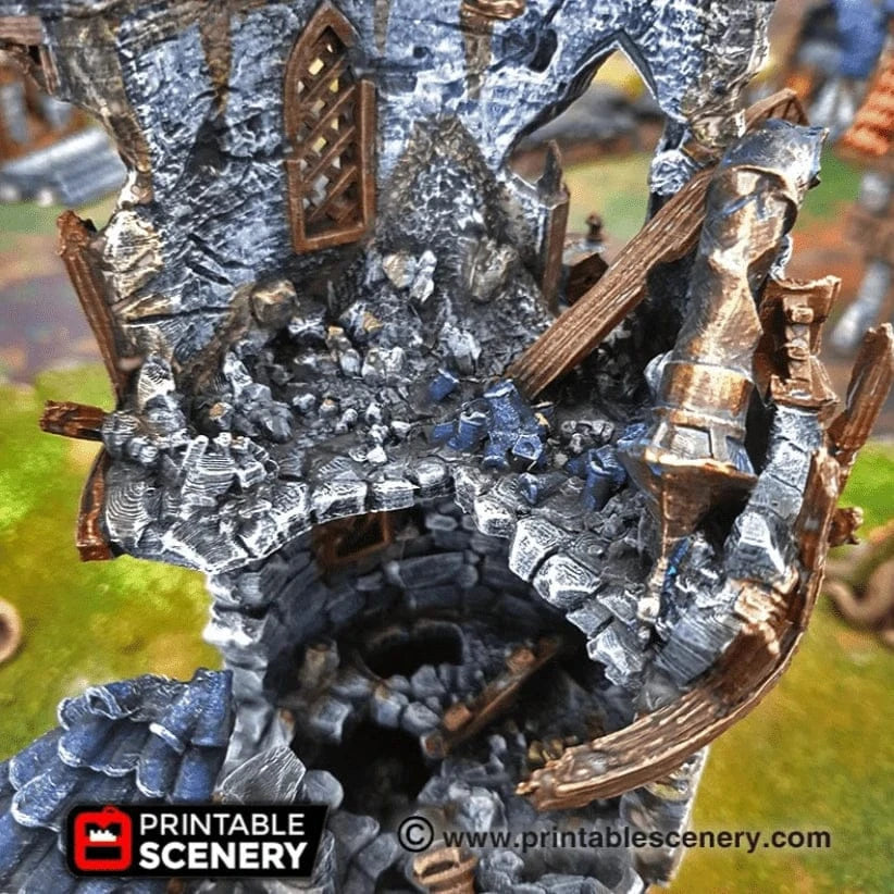 Ruined Wizard Tower - Fantasy Ruins