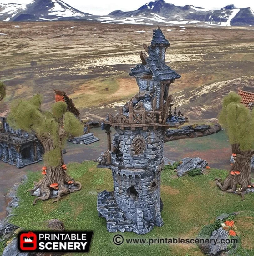 Ruined Wizard Tower - Fantasy Ruins