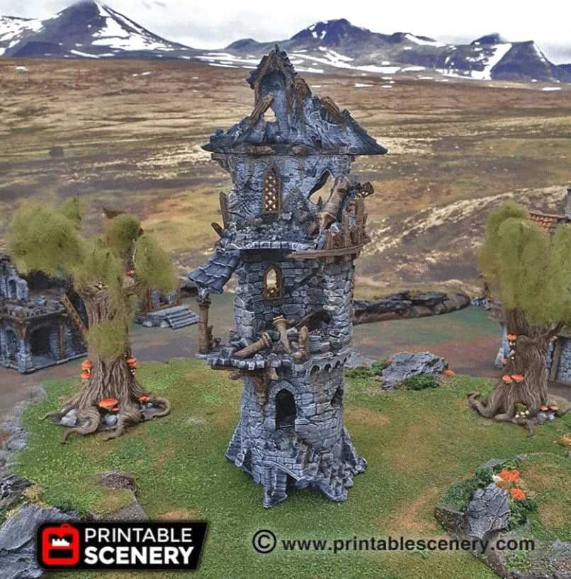 Ruined Wizard Tower - Fantasy Ruins