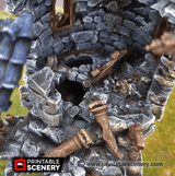 Ruined Wizard Tower - Fantasy Ruins