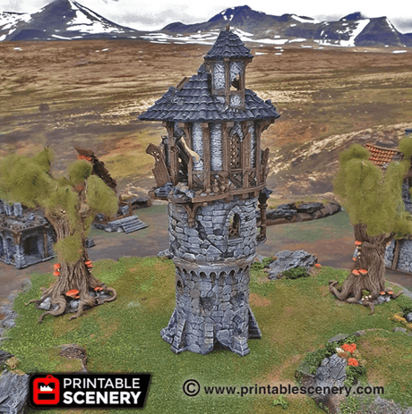 Ruined Wizard Tower - Fantasy Ruins
