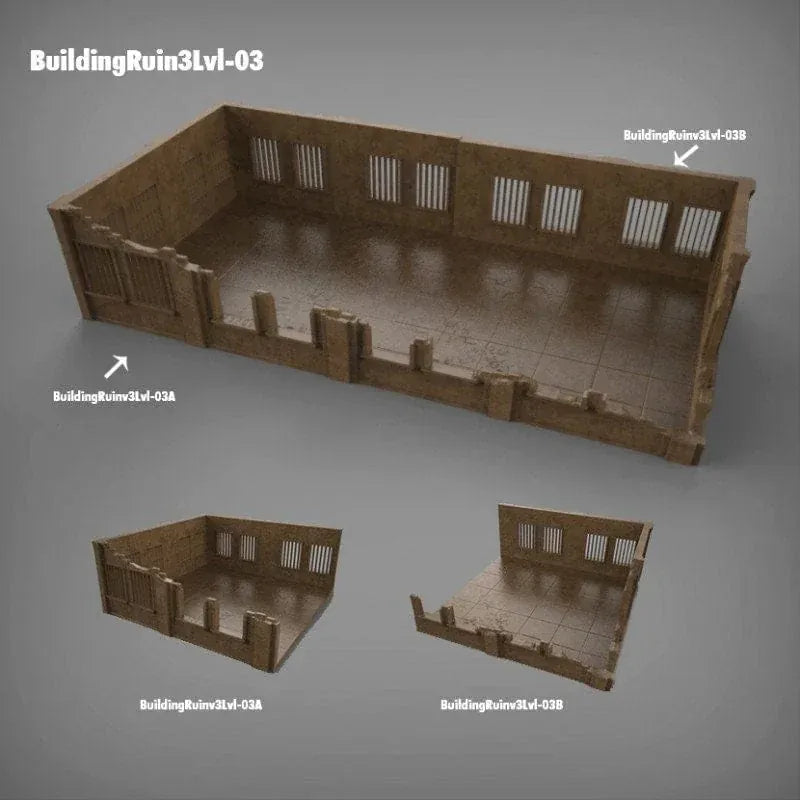 Stalingrad Ruins D - WWII Building