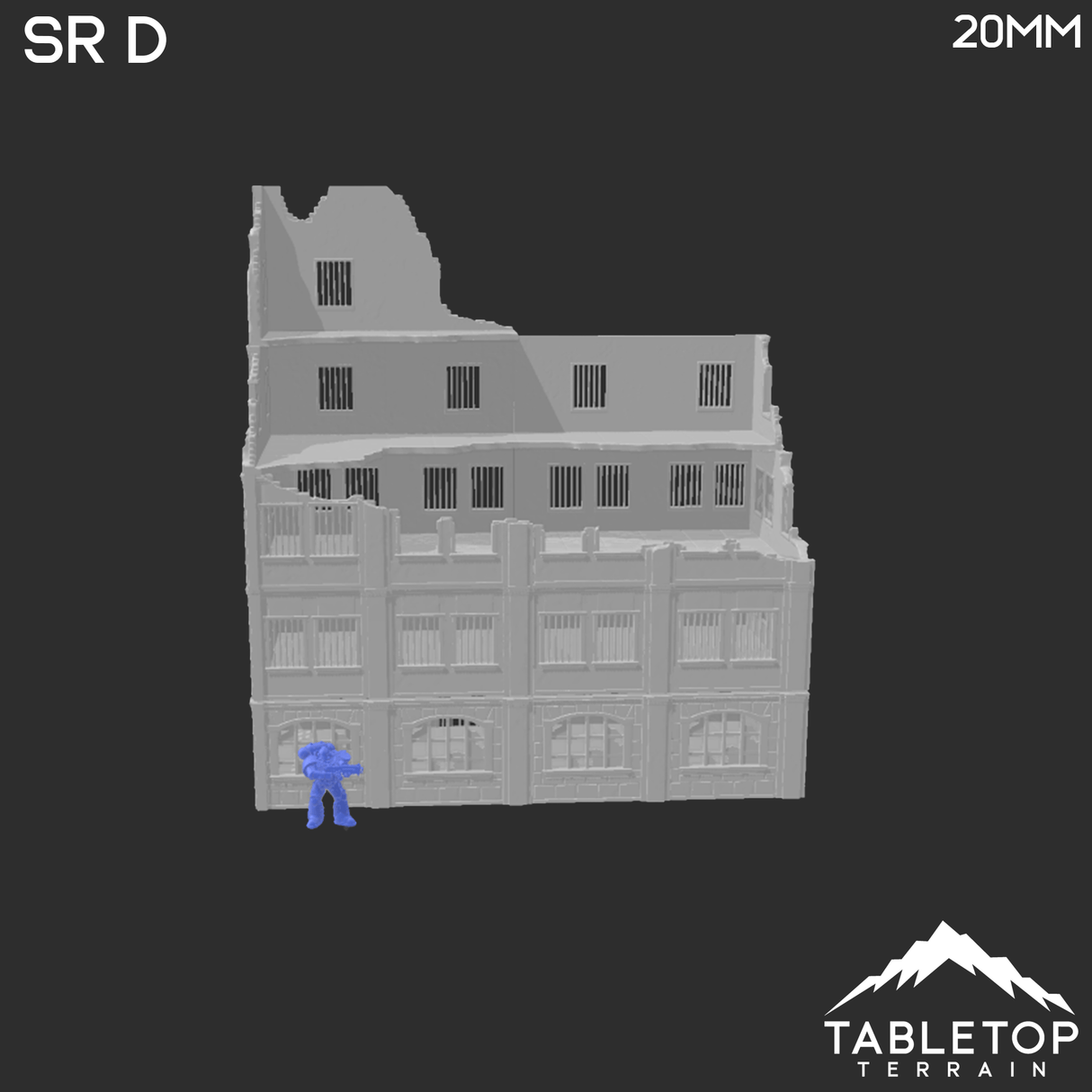 Stalingrad Ruins D - WWII Building