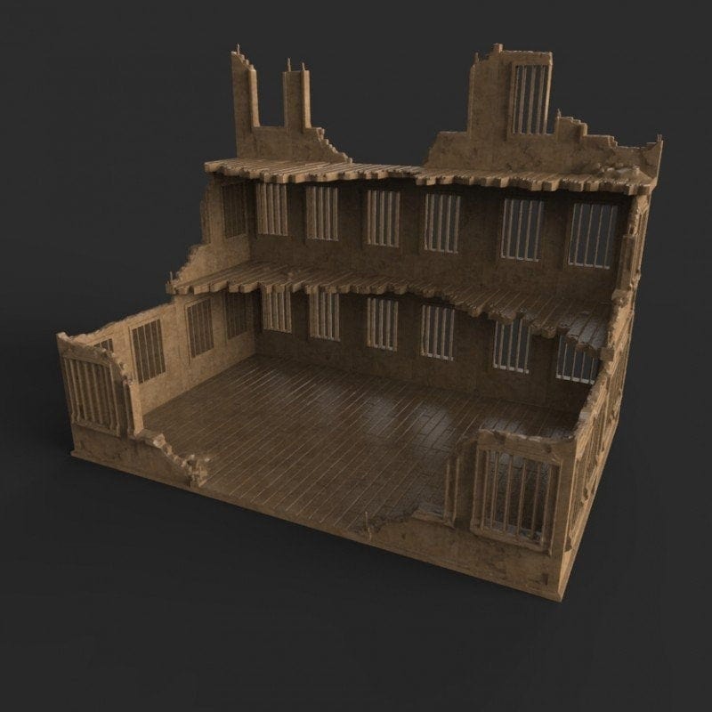 Stalingrad Ruins - WWII Building