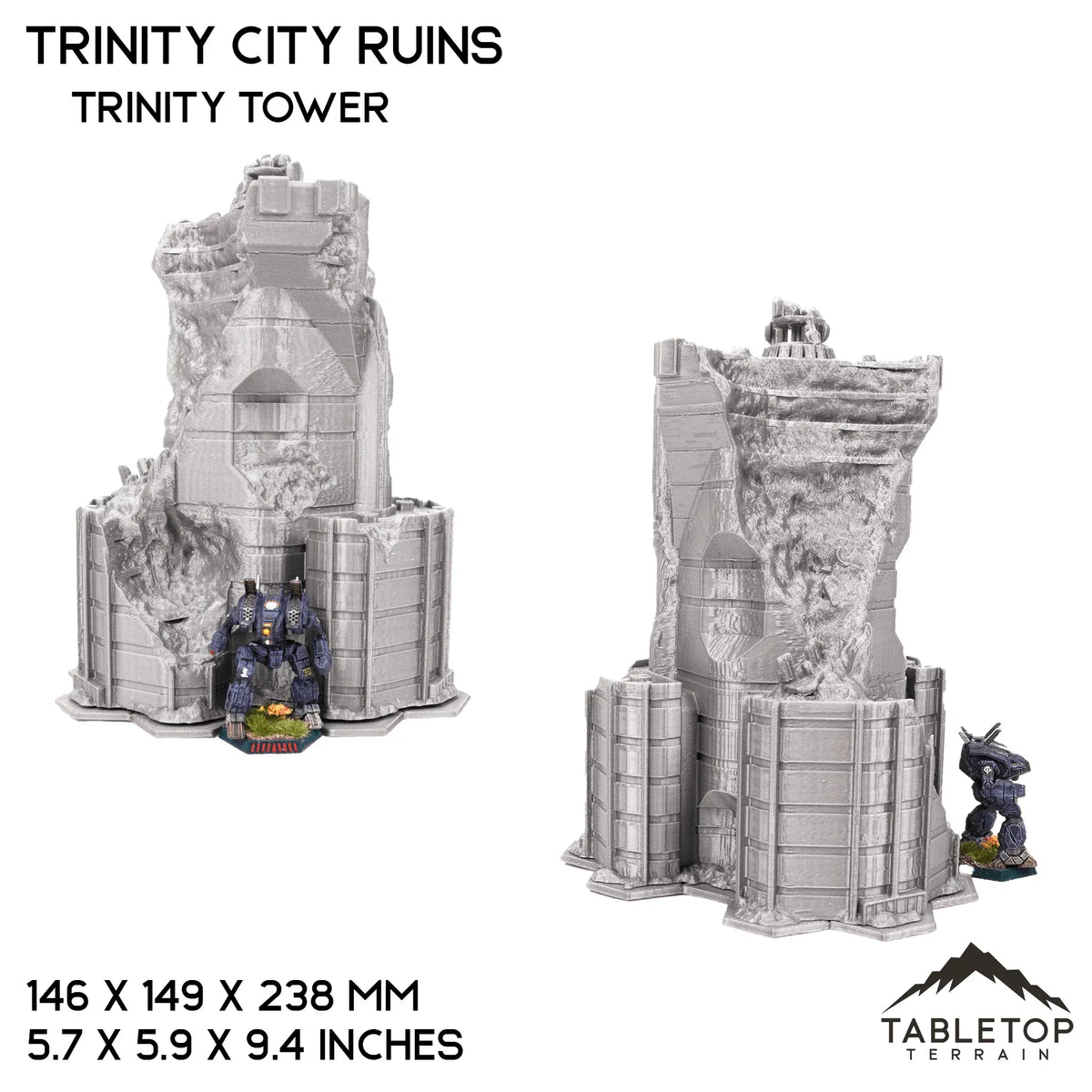 HEXTECH Trinity City Ruins - 6mm