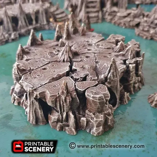 Raised Caverns / Shroom with Bridges- Fantasy Scatter Terrain