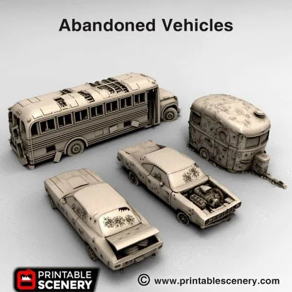 Abandoned Vehicles - Apocalyptic Scatter Terrain
