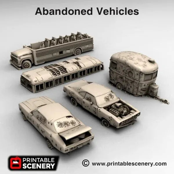 Abandoned Vehicles - Apocalyptic Scatter Terrain