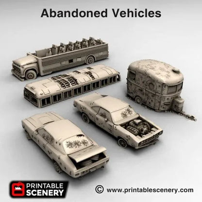 Abandoned Vehicles - Apocalyptic Scatter Terrain
